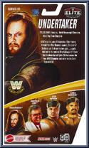 Undertaker from WWE Elite Collection - Legends - Series 19 manufactured by Mattel [Back]