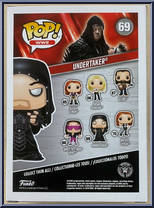Undertaker (Black Leather) from WWE - Pop! Vinyl Figures manufactured by Funko [Back]