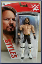 AJ Styles (Chase) from WWE - Series 108 manufactured by Mattel [Front]