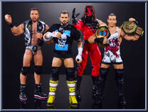 CM Punk / Van Dam / LA Knight / Kane from WWE - Defining Moments manufactured by Mattel [Loose]
