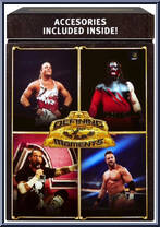 CM Punk / Van Dam / LA Knight / Kane from WWE - Defining Moments manufactured by Mattel [Front]