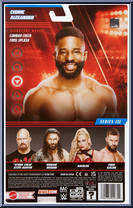 Cedric Alexander from WWE - Series 133 manufactured by Mattel [Back]