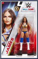 Kiana James (Blue) from WWE - Series 154 manufactured by Mattel [Front]