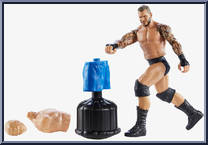Randy Orton (Blue Dummy) from WWE - Wrekkin' manufactured by Mattel [Loose]