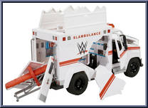 Slambulance from WWE - Wrekkin' manufactured by Mattel [Loose]