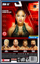 Xia Li from WWE - Series 136 manufactured by Mattel [Back]