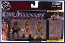 Umaga / Triple H / Cody Rhodes from WWE Micro Aggression - Series 11 manufactured by Jakks Pacific [Front]