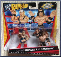 Santino Marella / John Morrison from WWE Rumblers - 2-Packs manufactured by Mattel [Front]