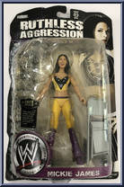 Mickie James from WWE Ruthless Aggression - Series 34 manufactured by Jakks Pacific [Front]