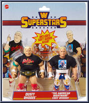 Dusty Rhodes / Cody Rhodes from WWE Superstars - 2-Packs manufactured by Mattel [Front]