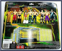 Chris Benoit / Booker T / Randy Orton from WWE Treacherous Trios - Series  4 manufactured by Jakks Pacific [Back]