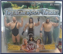 Big Show / Undertaker / Great Khali from WWE Treacherous Trios - Series 10 manufactured by Jakks Pacific [Front]