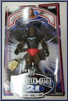 Booker T from WWE WrestleMania 21 - Basic Series manufactured by Jakks Pacific [Front]
