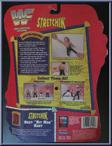 Bret "Hitman" Hart from WWF - Stretchin' manufactured by Playmates [Back]
