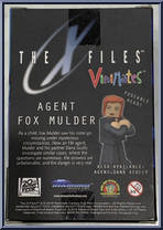 Agent Fox Mulder from X-Files - Vinimates manufactured by Diamond Select [Back]