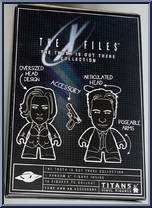 Scully from X-Files - Blind Boxed - The Truth is Out There manufactured by Titan Merchandise [Back]