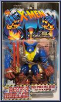 Post Apocalypse Beast (Blue & Yellow) from X-Men - Battle Brigade manufactured by Toy Biz [Front]