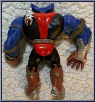 Post Apocalypse Beast (Black & Red Outfit) from X-Men - Battle Brigade manufactured by Toy Biz [Loose]