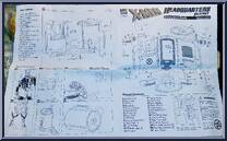 Headquarters Playset (Featuring Danger Room) from X-Men - Accessories manufactured by Toy Biz [Instructions]