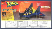Mini Blackbird Jet from X-Men - Vehicles manufactured by Toy Biz [Back]