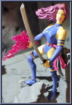 Psylocke from X-Men - Classics - Light Up Weapons manufactured by Toy Biz [Loose]