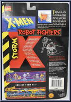 Storm from X-Men - Robot Fighters manufactured by Toy Biz [Back]