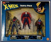 Triple Pack (Bishop / Sinister / Gambit) from X-Men - Box Sets manufactured by Toy Biz [Front]