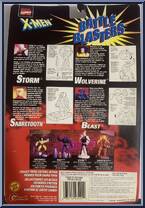 Wolverine from X-Men - Battle Blasters - Action Platforms manufactured by Toy Biz [Back]