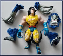 Wolverine from X-Men - Monster Armor manufactured by Toy Biz [Loose]