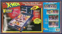 Wolverine Electronic Talking Pinball Game from X-Men - Accessories manufactured by Toy Biz [Back]
