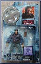 Logan (Denim Jacket) from X-Men - Movie - Series 2 - Silver Stands manufactured by Toy Biz [Front]