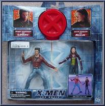 Logan vs. Rogue from X-Men - Movie - Twin Packs manufactured by Toy Biz [Front]