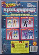 Juggernaut vs. Cyclops from X-Men - Steel Mutants - Series 1 manufactured by Toy Biz [Back]