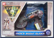 Jack's Scout Glider from Xyber 9 - Vehicles manufactured by Bandai [Front]