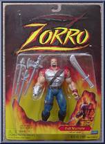 Evil Machete from Zorro - Basic Series manufactured by Playmates [Front]