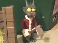 Santa Suit Scratchy (Simpsons) Custom Action Figure