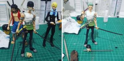 Roronoa Zoro Figma (One Piece) Custom Action Figure