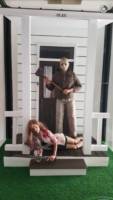 1/6 American House Porch Halloween Diorama (Halloween) Custom Diorama / Playset