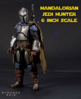 Mandalorian Jedi Hunter (Star Wars) Custom Action Figure