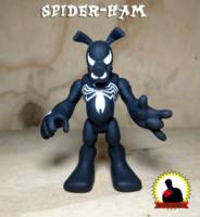 Spider-Ham (Black Suit) (Spider-Man) Custom Action Figure