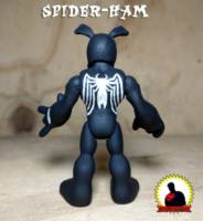 Spider-Ham (Black Suit) (Spider-Man) Custom Action Figure