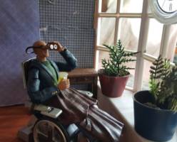 Lobster Johnson v2 (Hellboy) Custom Action Figure [That's it Ororo; take a dip]
