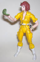April O'Neil (NECA '87 Cartoon Style) (Teenage Mutant Ninja Turtles) Custom Action Figure [20 Years Before Video Flip Phones Were A Thing]