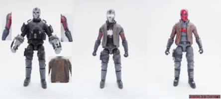Red Hood (Batman) Custom Action Figure [Red Hood custom action figure before and after]