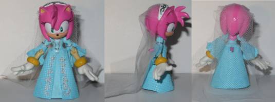 Sonic and Amy Wedding Cake topper (Sonic) Custom Diorama / Playset