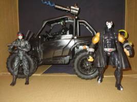 BANE & Henchmen w JEEP (Batman) Custom Action Figure