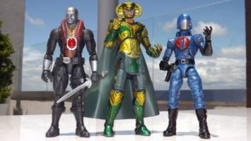 G.I. JOE Legends: Team Cobra; Serpentor, Baroness, Cobra Commander, Road Pig, Destro and Baroness (G.I. Joe) Custom Action Figure