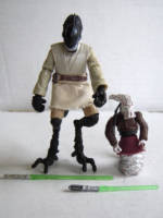 Master Kchtik & Padawan Queenie - Xenomorph Jedi - Star Wars Alien Mashup (Star Wars) Custom Action Figure [Front View]