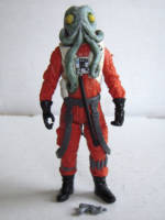 Inky Bob - Cthulhoid Pilot - A Star Wars/Lovecraft Mashup (Star Wars) Custom Action Figure [Front view]