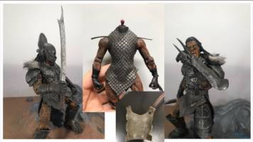 Uruk Hai Captain (Lord of the Rings) Custom Action Figure